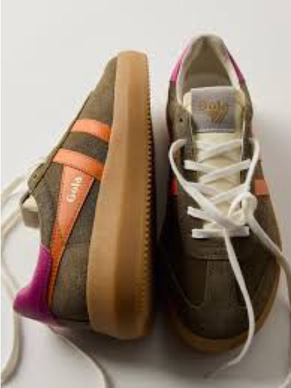Gola Athena Sneakers in green size 7 - Picture 1 of 5